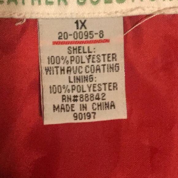 Weather Solutions Red Raingear. 1X - Picture 4 of 7